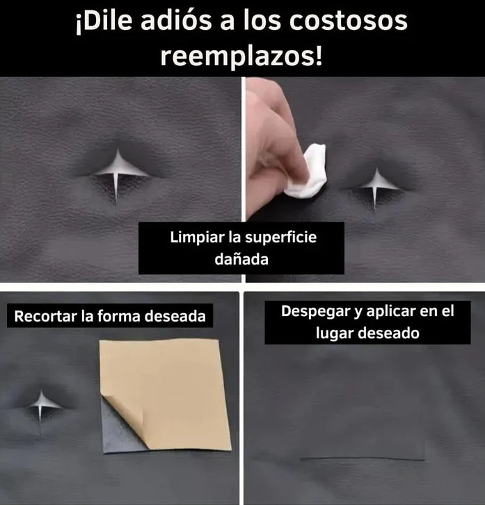 Reparador de cuero adhesivo 45cm x 200cm