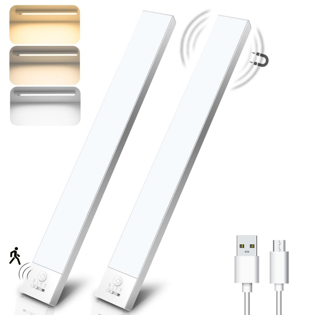 BARRA LUZ LED RECARGABLE CON SENSOR DE MOVIMIENTO