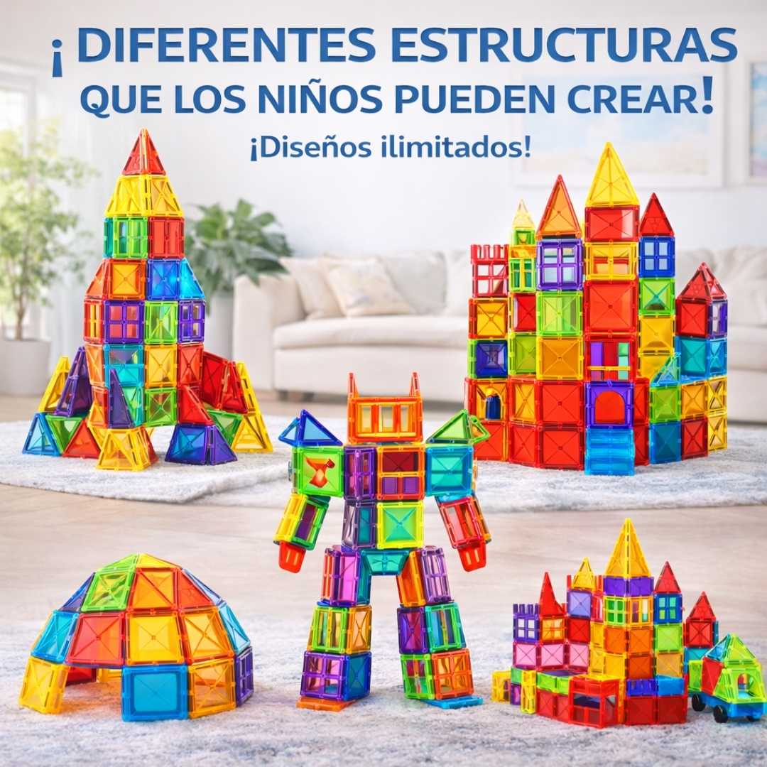JUEGO DE CONSTRUCCIÓN MAGNETICO 32 pz