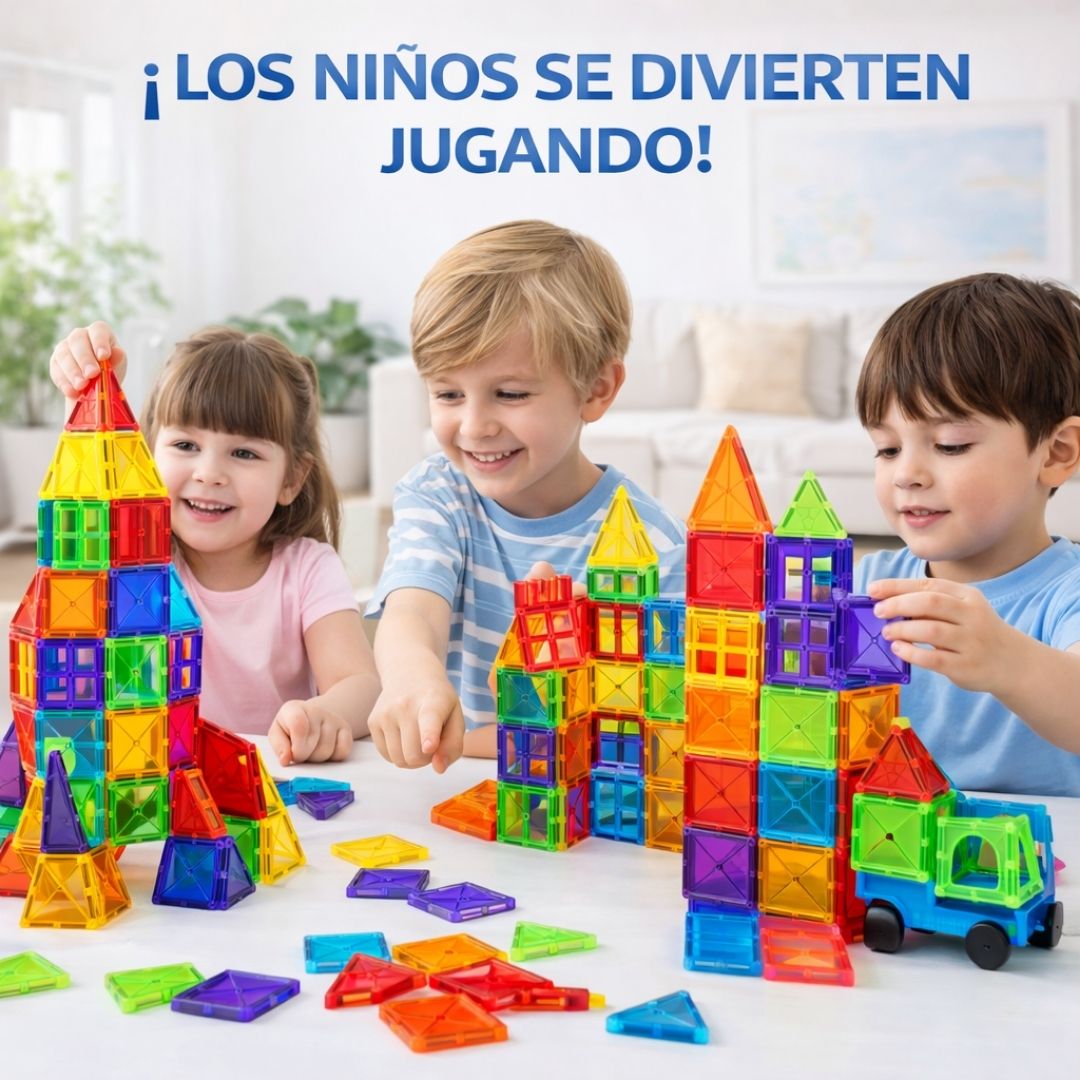 JUEGO DE CONSTRUCCIÓN MAGNETICO 32 pz
