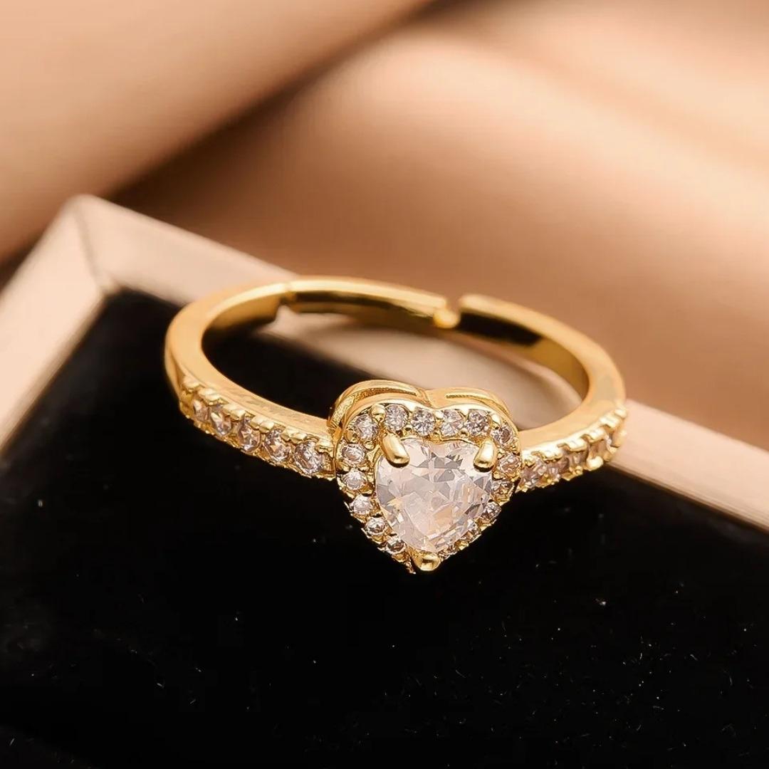 Anillo Corazon de Cristal Pandora