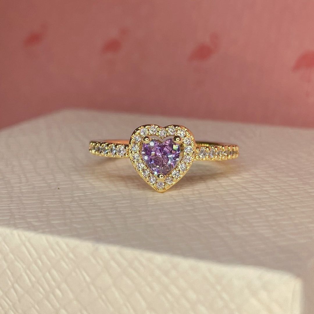 Anillo Corazon de Cristal Pandora