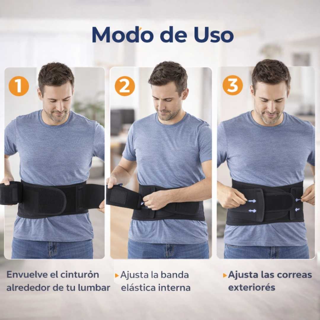 Faja Cinturon Lumbar de Terapia Magnética
