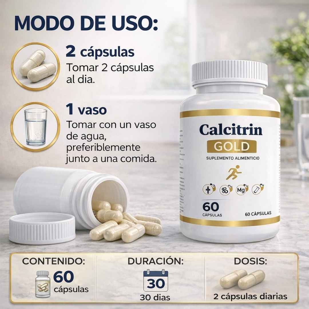 CALCITRIN GOLD-Apoyo diario para huesos y articulaciones
