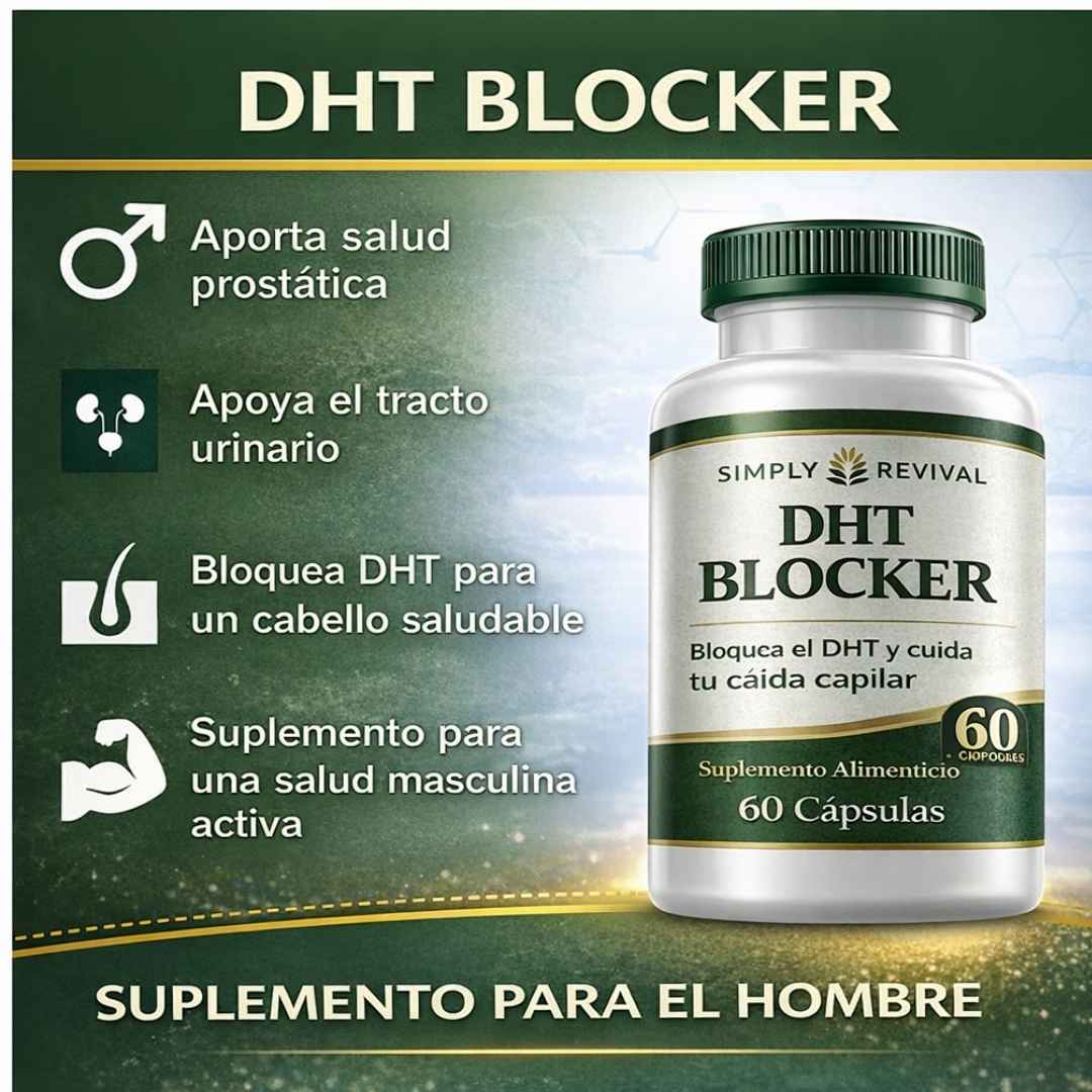 DHT Blocker – Apoyo Integral para un Cabello Más Fuerte y con Mejor Apariencia