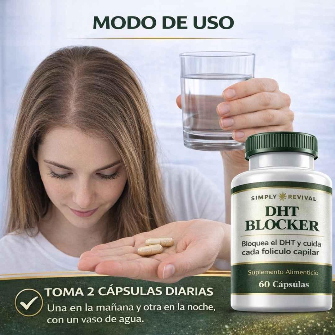 DHT Blocker – Apoyo Integral para un Cabello Más Fuerte y con Mejor Apariencia