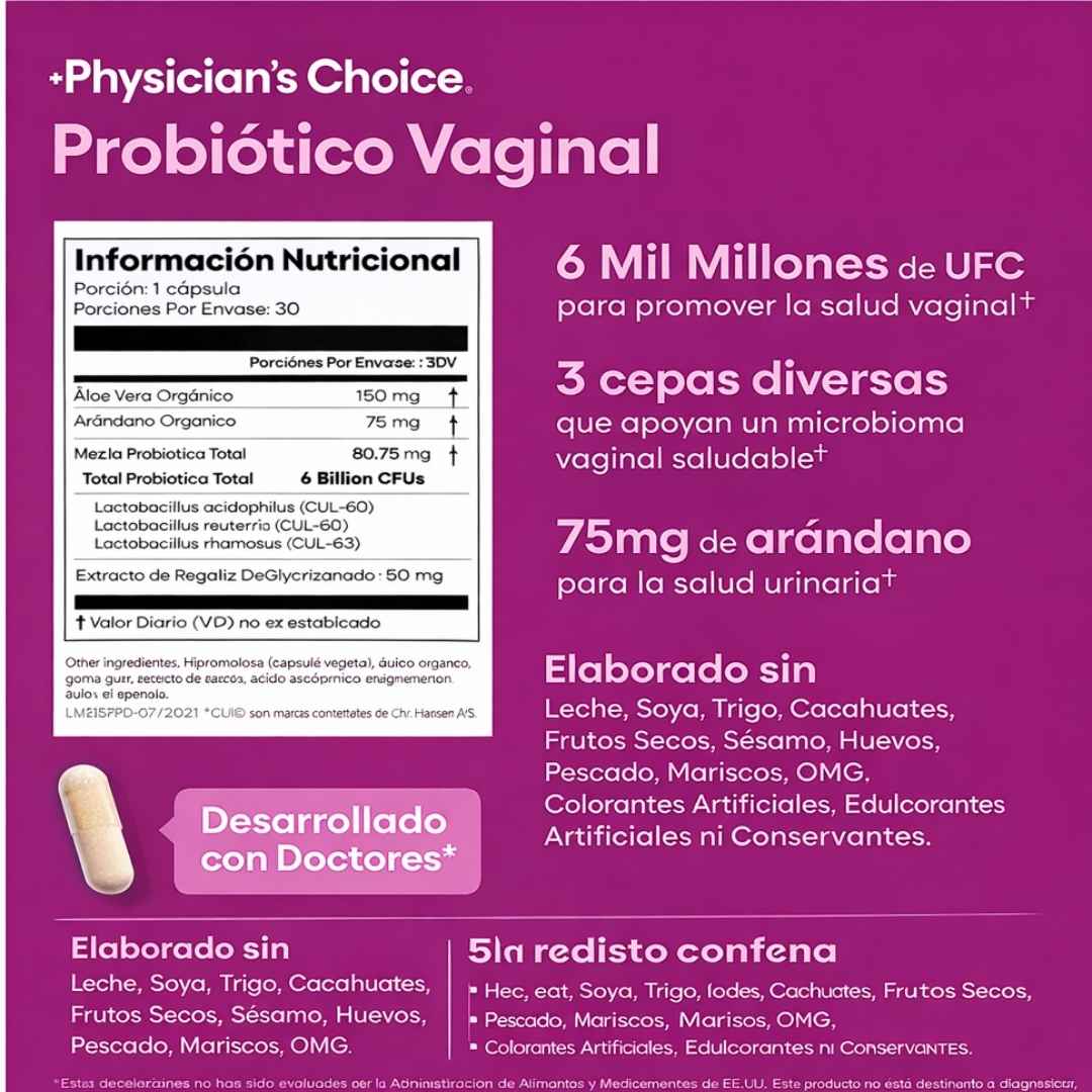 Vaginal Probiotics: Equilibrio íntimo que te acompaña todos los días