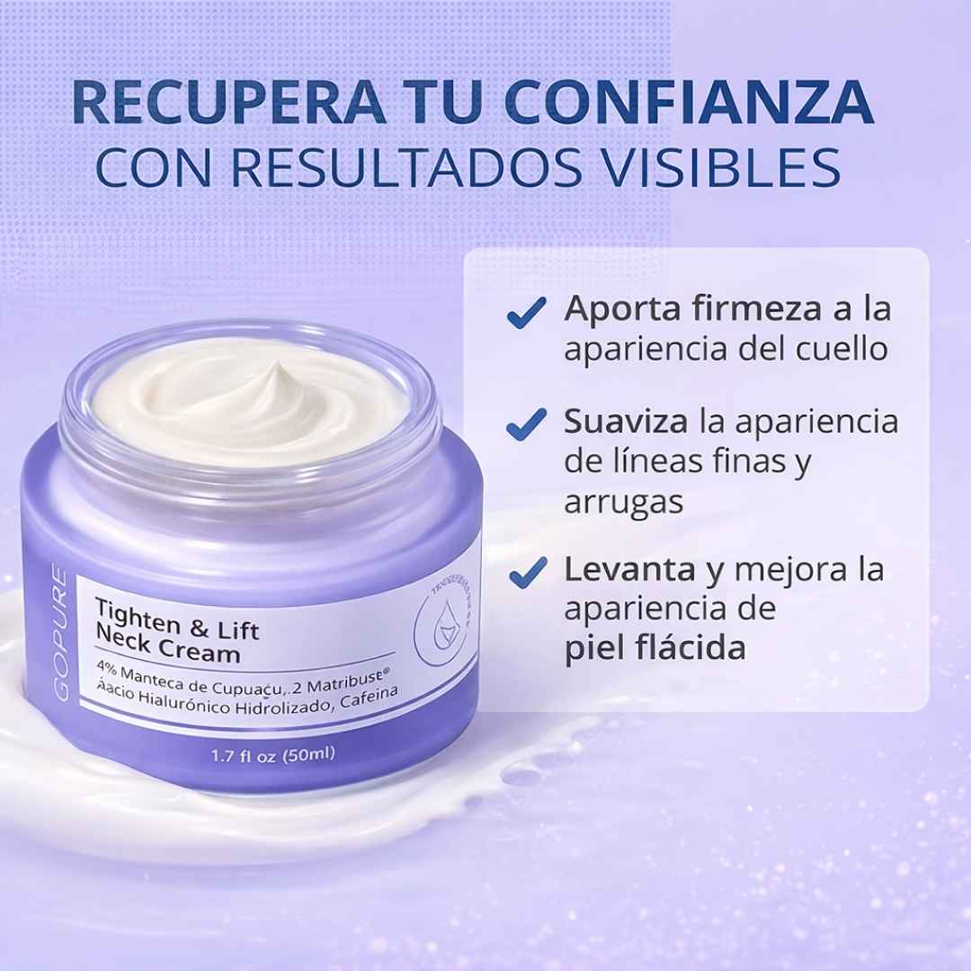 Crema GOPURE – Mejora la Apariencia de Firmeza Día a Día