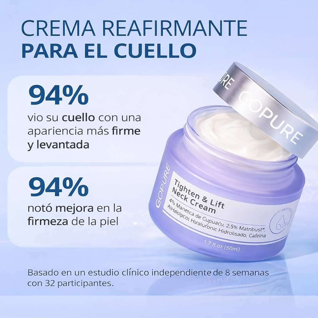 Crema GOPURE – Mejora la Apariencia de Firmeza Día a Día