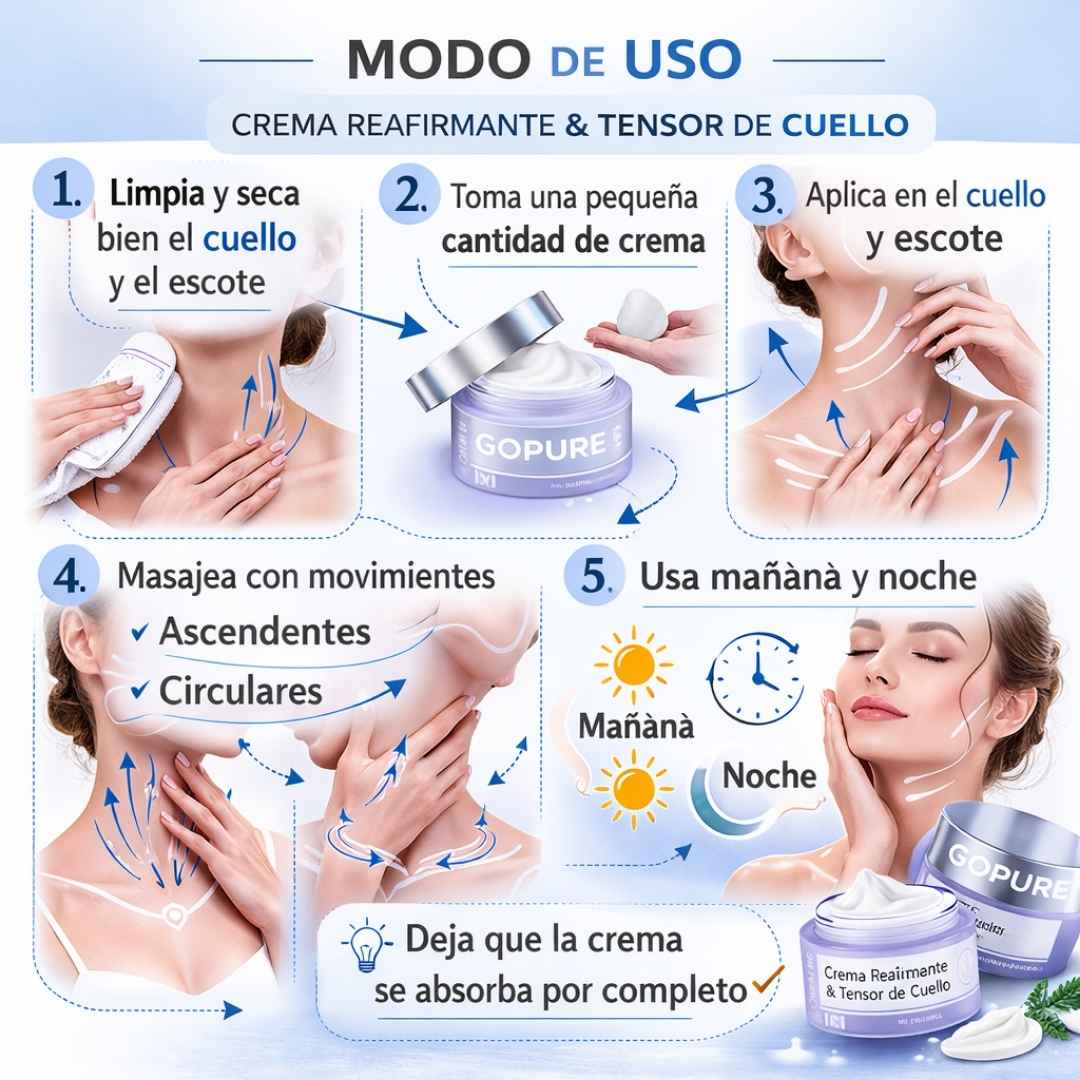 Crema GOPURE – Mejora la Apariencia de Firmeza Día a Día