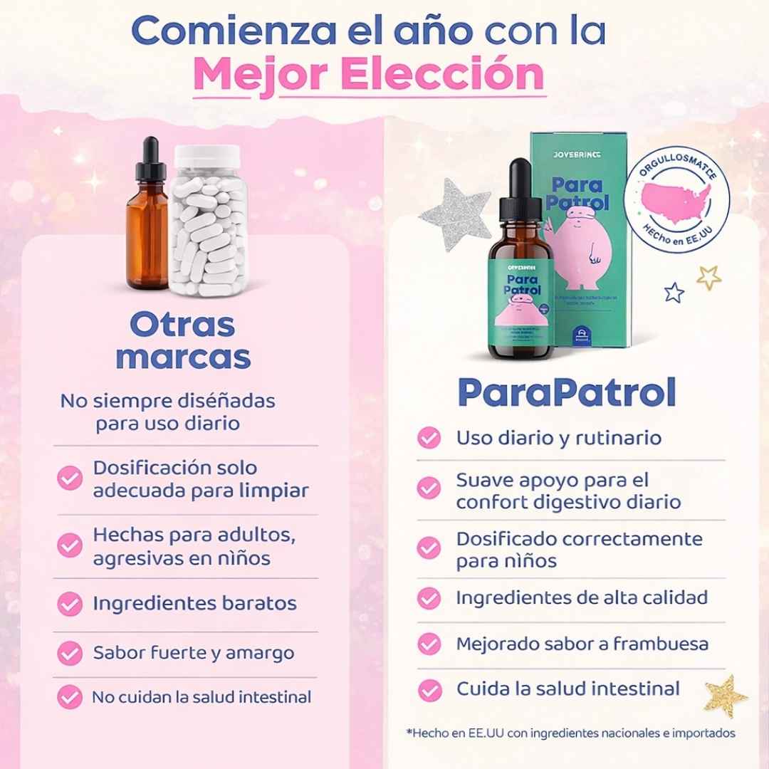 ParaPatrol – Apoyo Digestivo Natural para Niños Activos y Felices