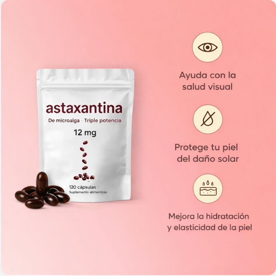 Astaxanthin – Belleza y Protección desde Adentro para tu Piel y tu Vista