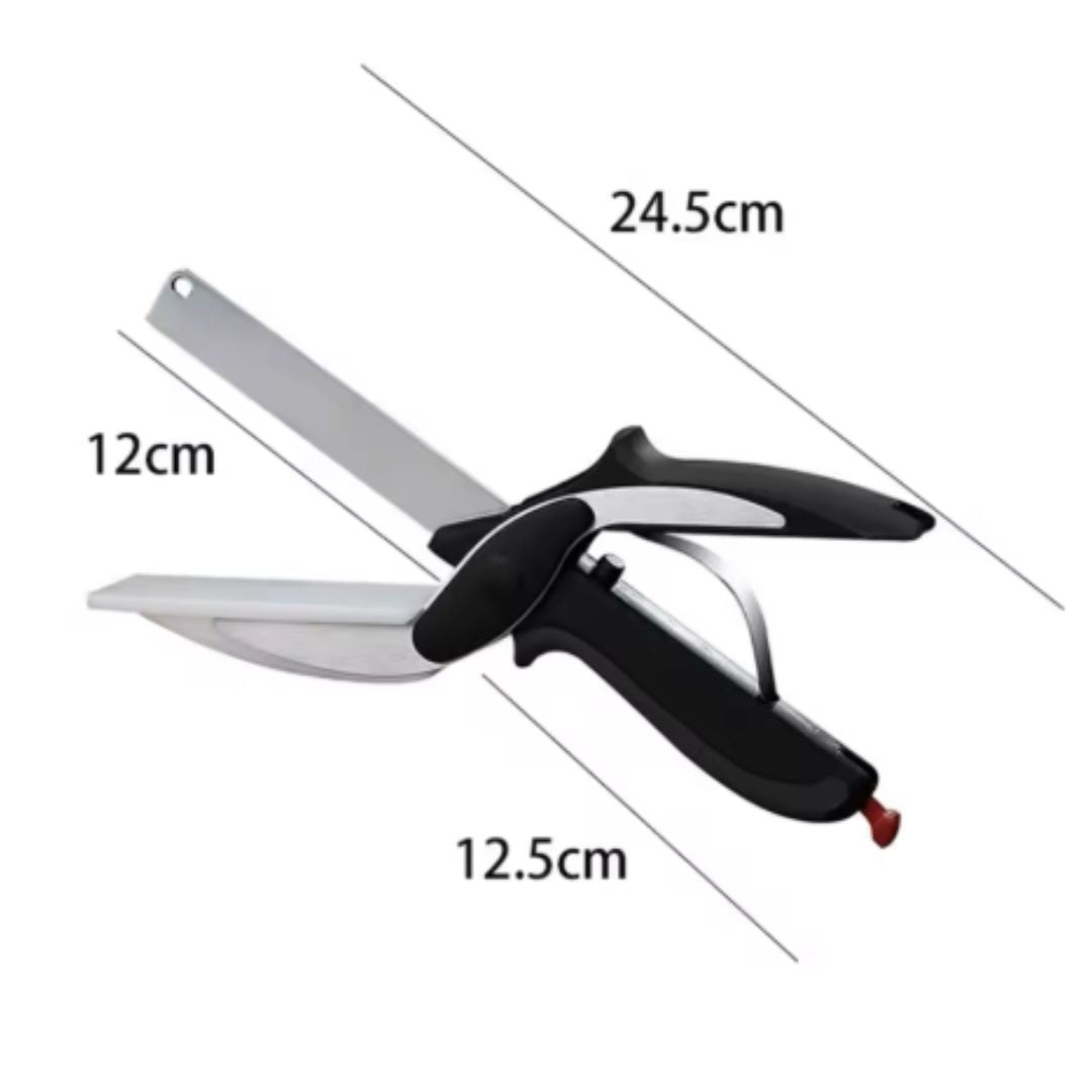 Cuchillo Tijera Picador de Cocina 2 en 1