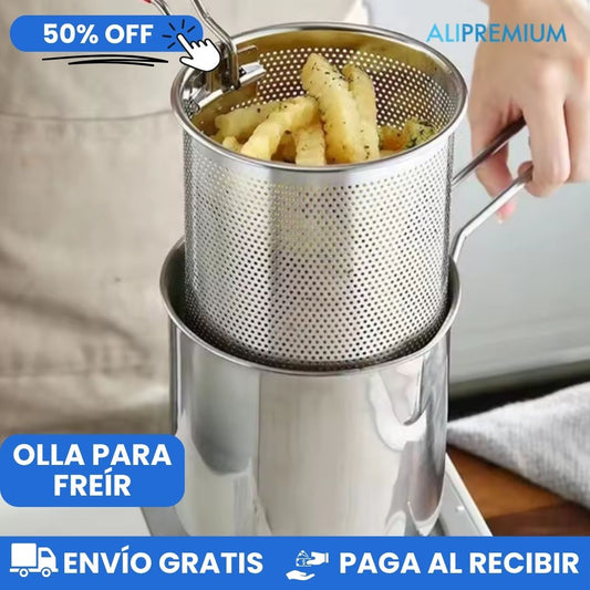 Olla para Freír Pro: Cocina rápido, seguro y con sabor irresistible