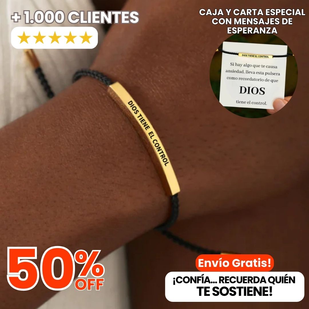 PULSERA DIOS TIENE EL CONTROL