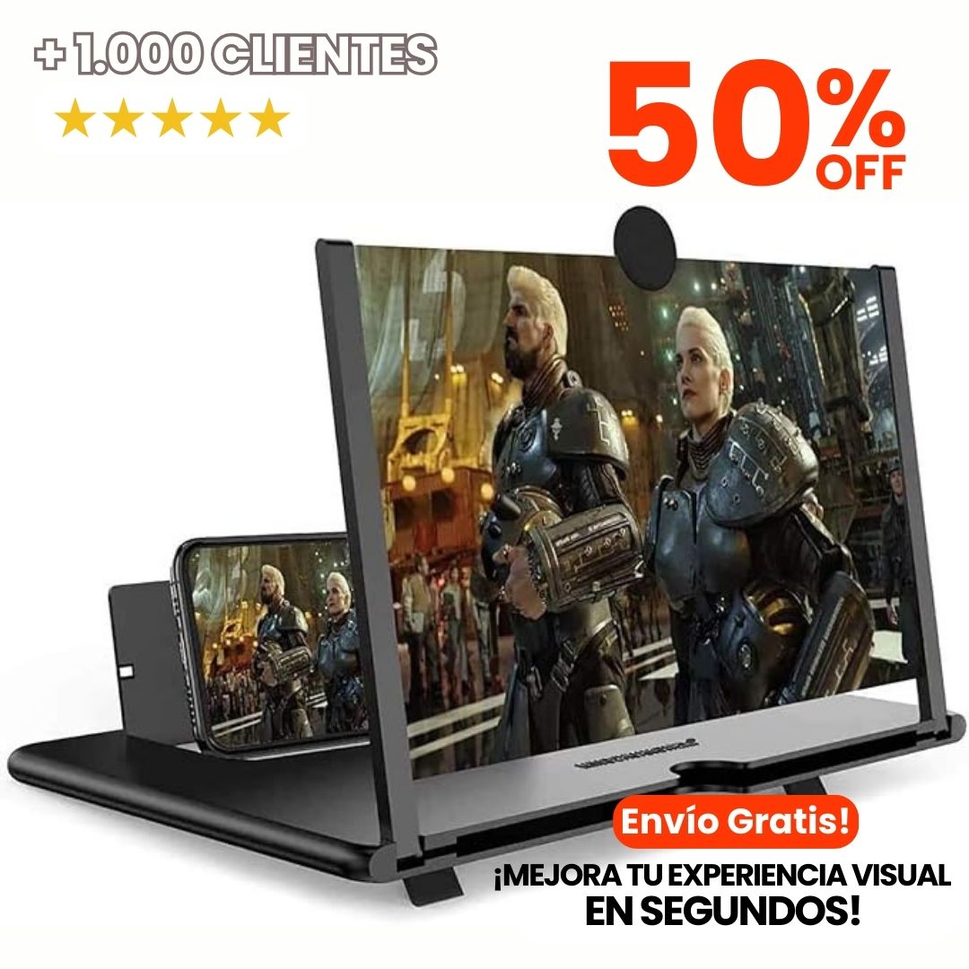 AMPLIFICADOR DE PANTALLA PARA CELULAR