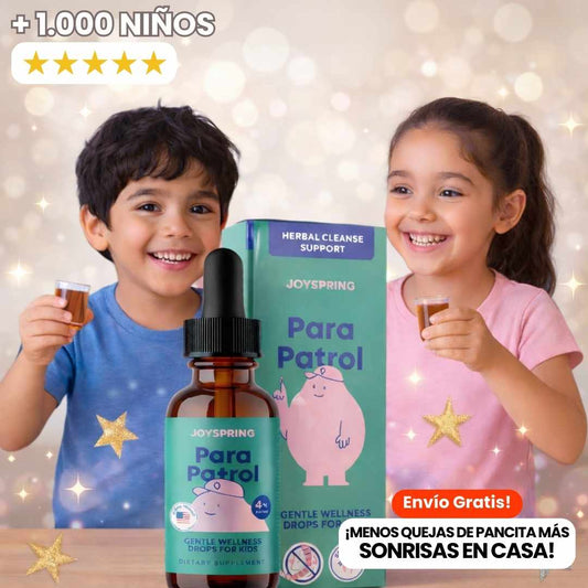 ParaPatrol – Apoyo Digestivo Natural para Niños Activos y Felices