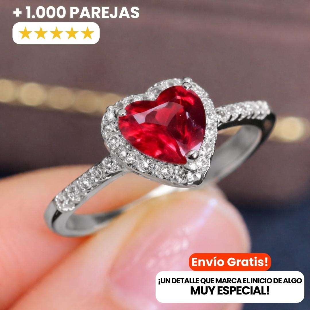 Anillo Corazon de Cristal Pandora