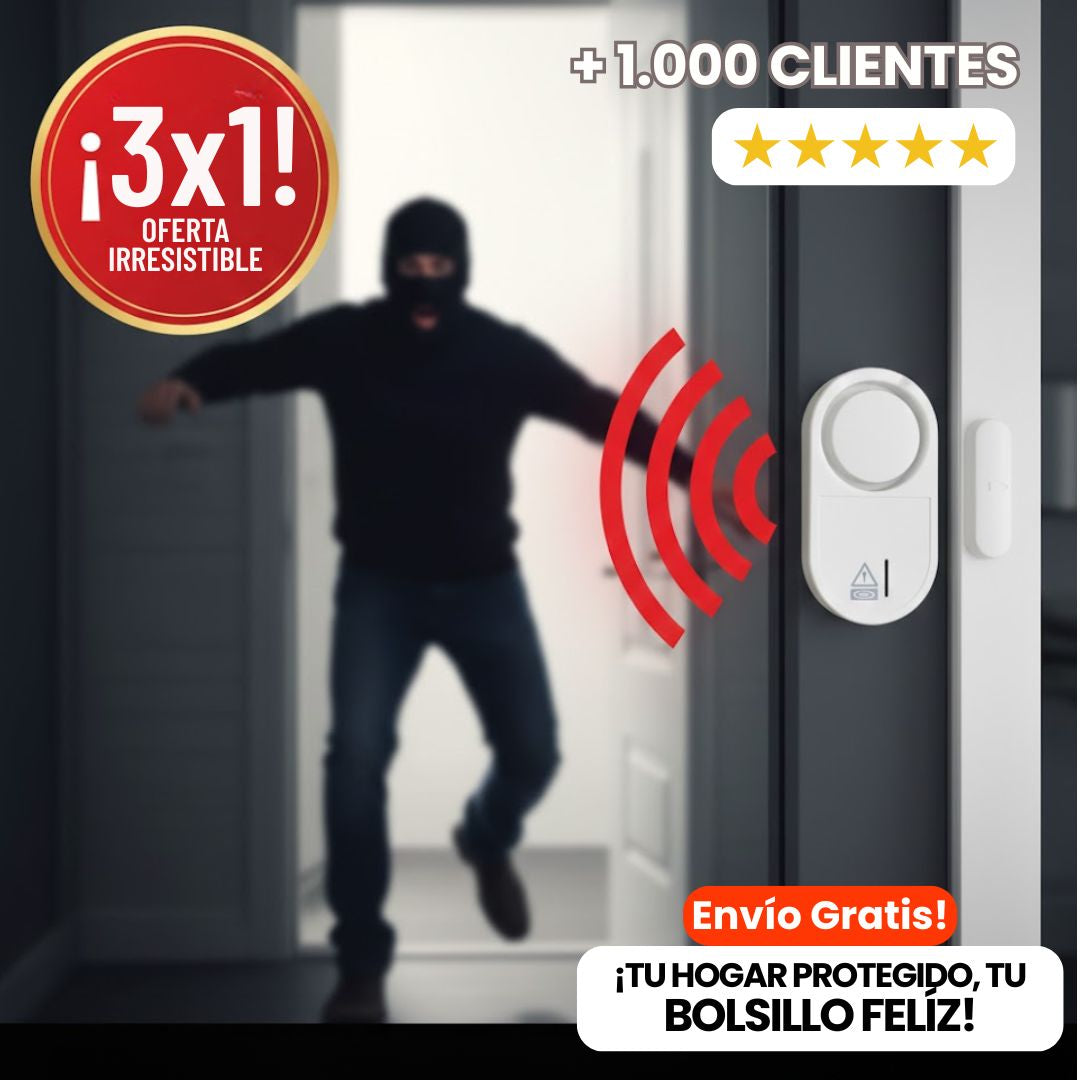 Alarma Inteligente Para Puertas y Ventanas - Blindaje Total para lo que Más Amás