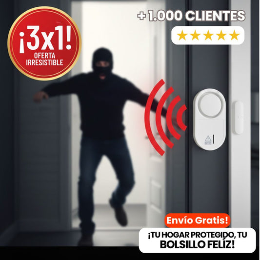 Alarma Inteligente Para Puertas y Ventanas - Blindaje Total para lo que Más Amás