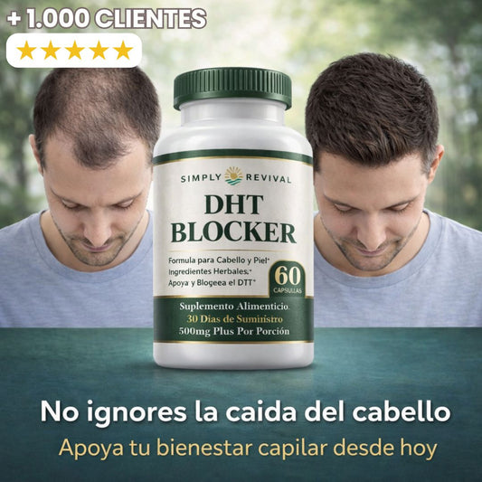 DHT Blocker – Apoyo Integral para un Cabello Más Fuerte y con Mejor Apariencia