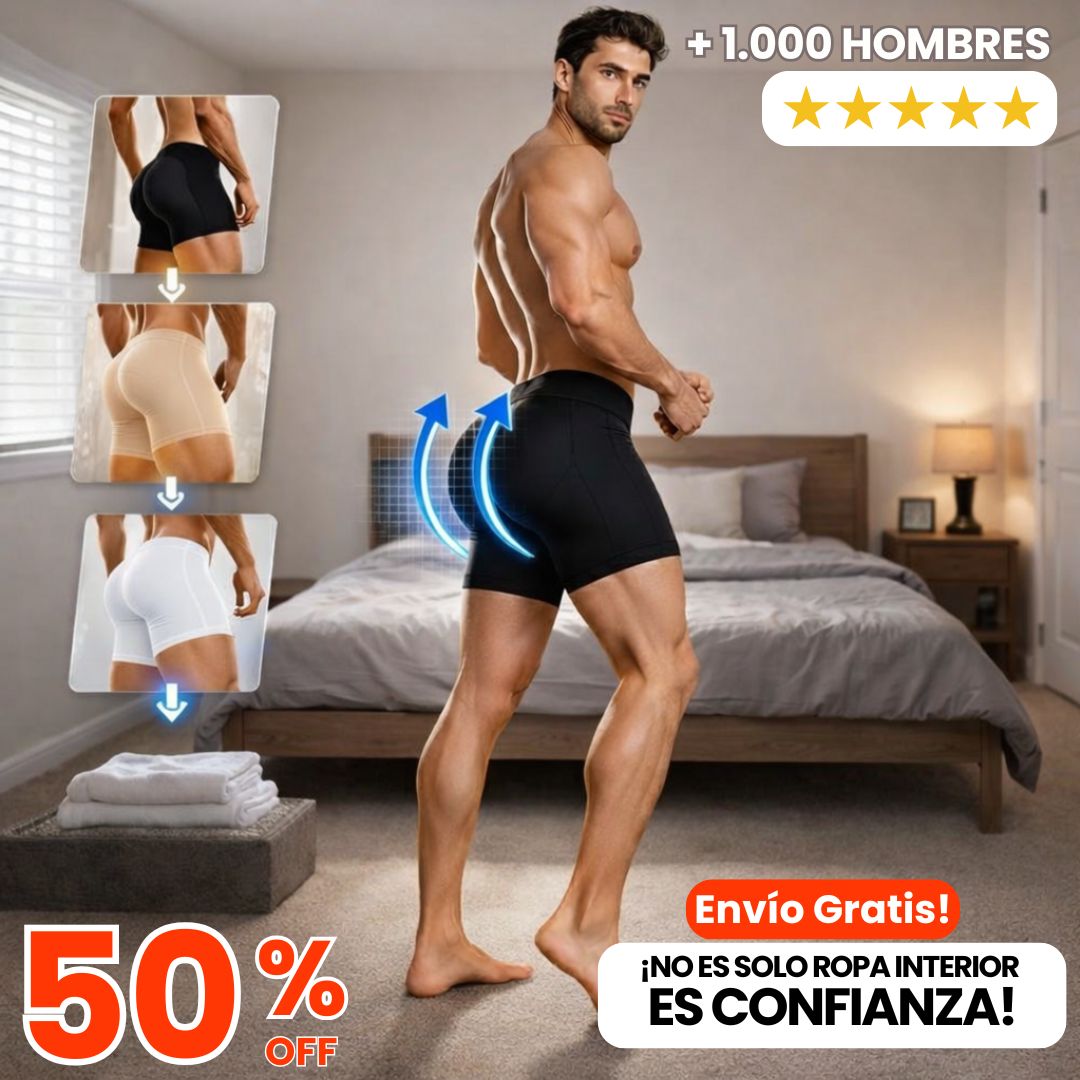 Boxer Levanta Cola para Hombre – Más Forma, Más Seguridad en Cada Outfit