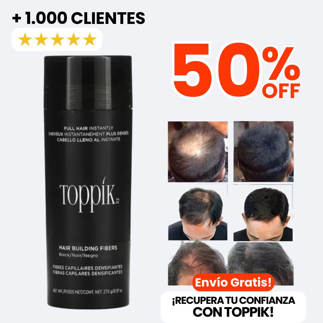 TOPPIK - Recupera la densidad de tu cabello