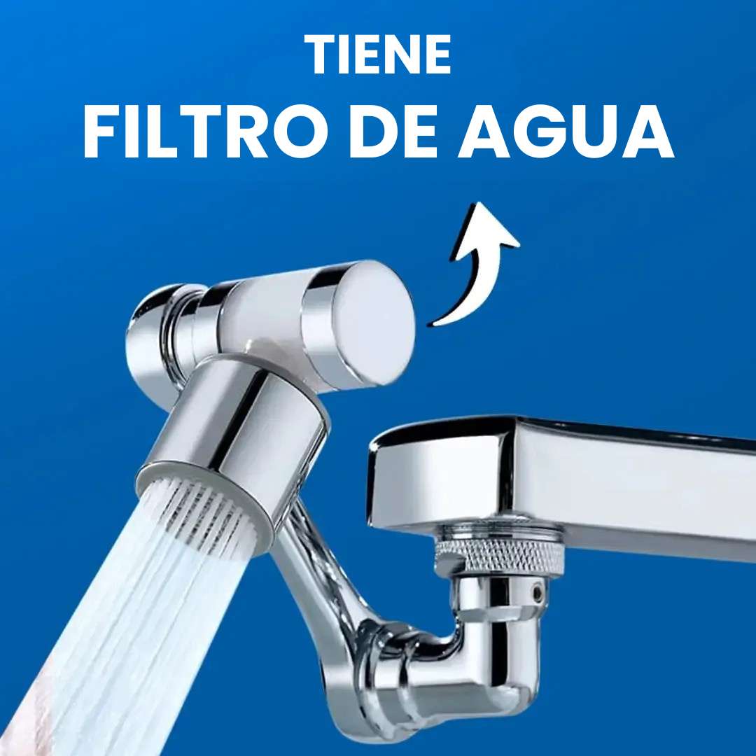 EXTENSOR GIRATORIO 1080° PARA GRIFO – Limpieza sin esfuerzo y con estilo en tu hogar