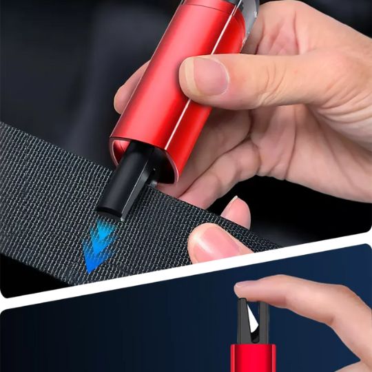 Martillo de Emergencia Rompe Vidrios