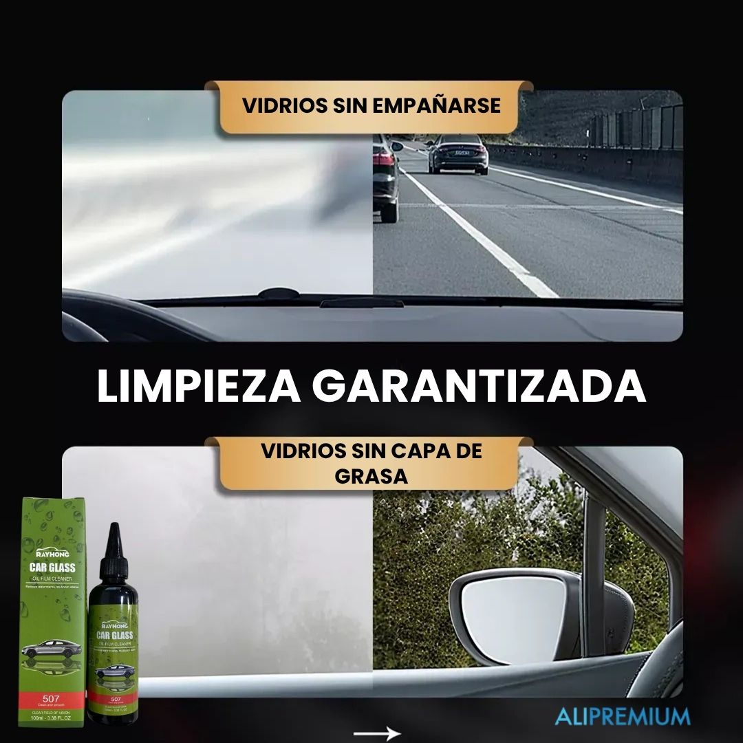 Limpiador de Vidrios Carro Antiempañante