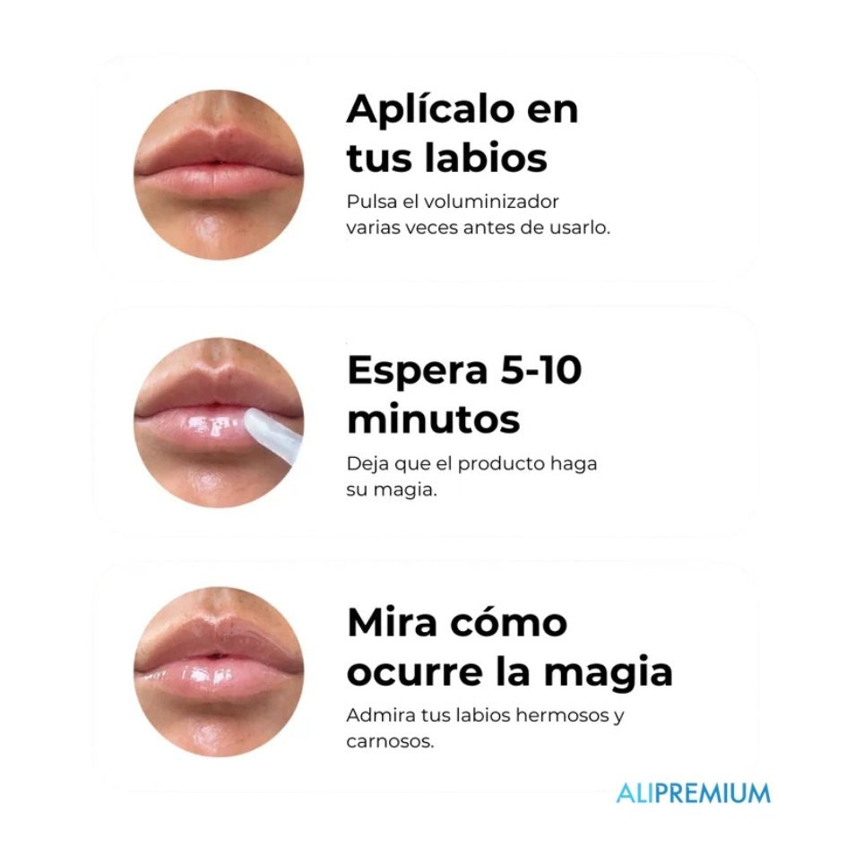 VOLUMINIZADOR DE LABIOS CON INGREDIENTES NATURALES - PAGA 1 LLEVA 2