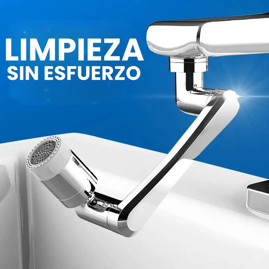 EXTENSOR GIRATORIO 1080° PARA GRIFO – Limpieza sin esfuerzo y con estilo en tu hogar
