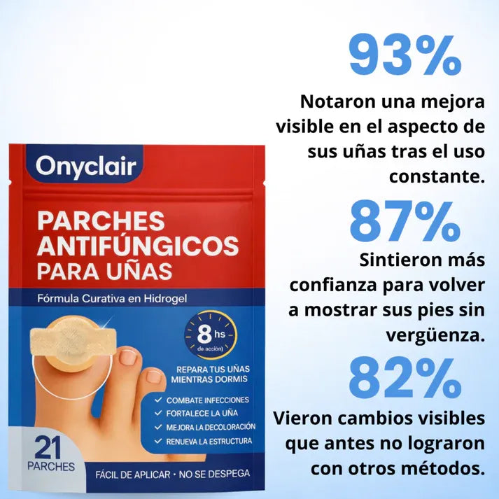 PARCHES ANTIHONGOS PARA UÑAS- SIENTE CONFIANZA TOTAL