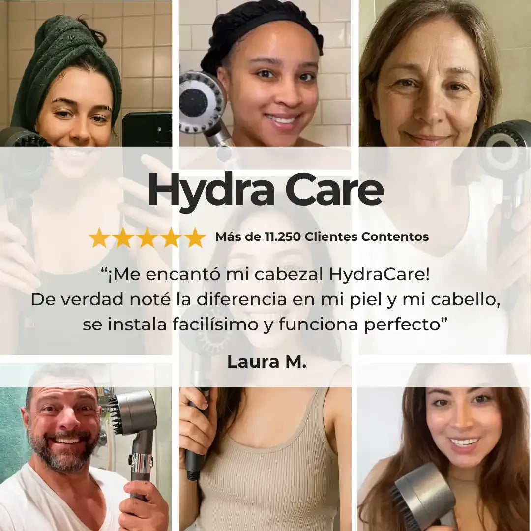 Cabezal de Ducha Suave con Filtro HydraCare